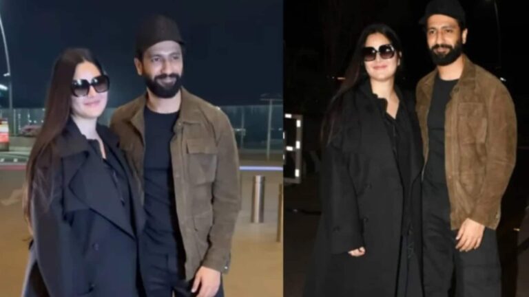 Katrina Kaif: विहान की मां बनने के बाद पहली बार स्पॉट हुईं कैटरीना कैफ, विक्की कौशल संग जमकर दिए पैप को पोज
