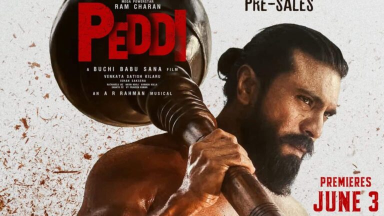 Peddi: राम चरण की 'पेड्डी' ने नॉर्थ अमेरिका में रचा इतिहास, प्रीमियर से पहले महज 4 घंटे में किया $100K का प्री-सेल्स पार!