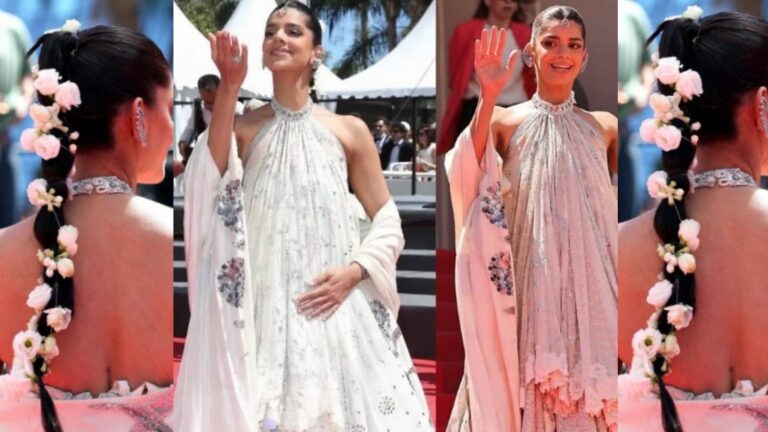 Pakistani actress Sanam Saeed: पाकिस्तानी एक्ट्रेस सनम सईद ने कान्स में बिखेरा जलवा, बैकलैस गाउन में लगीं खूबसूरत