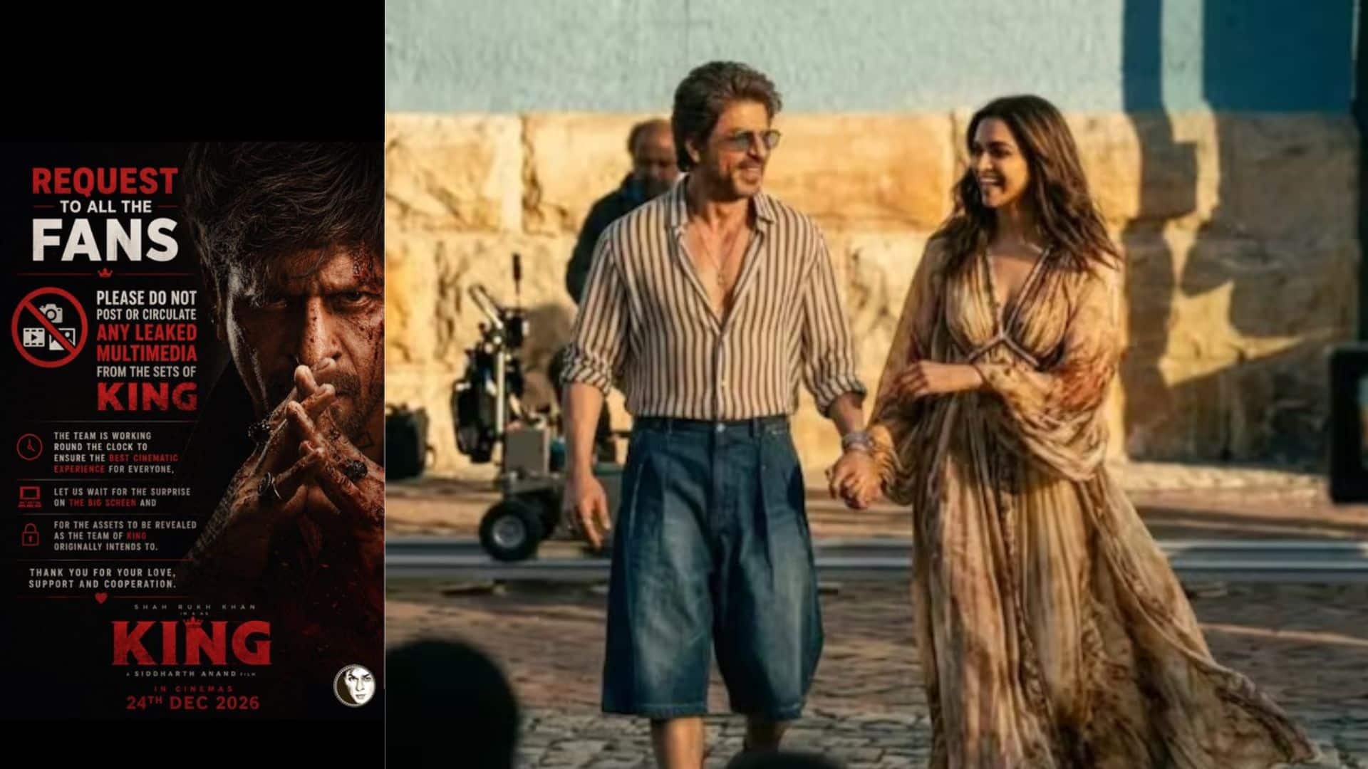 King Shoot: फिल्म 'किंग' के सेट से शाहरुख और दीपिका की तस्वीरें लीक, निर्देशक सिद्धार्थ आनंद ने जताई नाराजगी... फैंस से की ये खास अपील