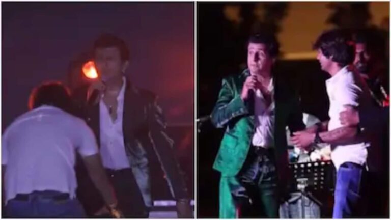 Sonu Nigam Concert: "क्यों पिटने वाले काम करते हो?",  कोल्हापुर कॉन्सर्ट में जब अचानक स्टेज पर चढ़ गया फैन, सोनू निगम के रिएक्शन ने जीता दिल