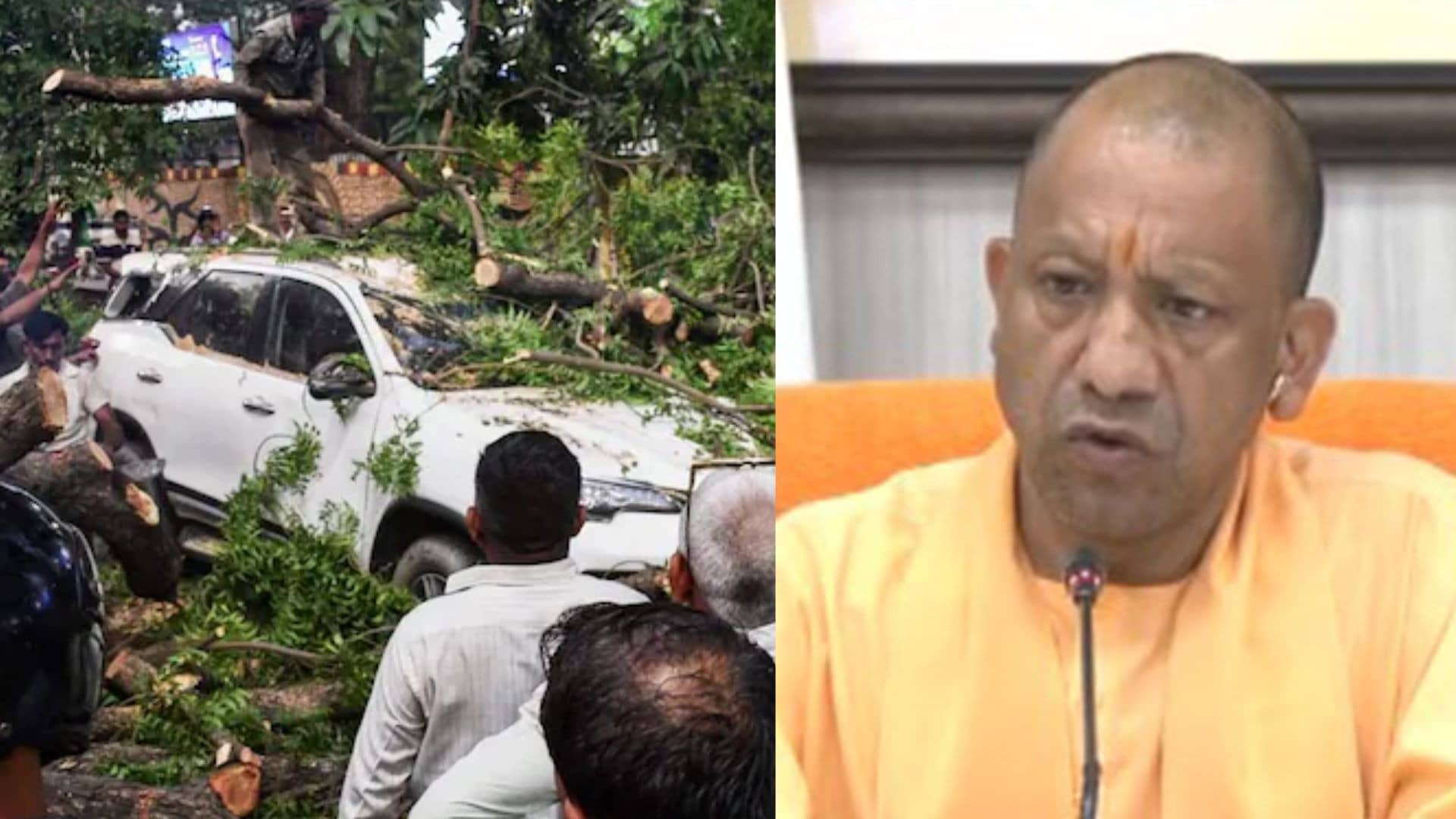 कहीं उखड़े पेड़, कहीं गिरी दीवारें... UP में आंधी-तूफान ने मचाई भारी तबाही, करीब 100 लोगों की मौतें; CM योगी ने दिए ये निर्देश