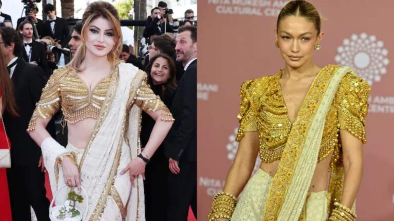 Urvashi Rautela: क्या उर्वशी रौतेला ने कॉपी किया सुपरमॉडल गीगी हदीद का लुक? नेटिजन्स ने उड़ाया एक्ट्रेस का मजाक