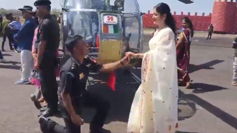 आर्मी कैप्टन भारत का गर्लफ्रेंड आरुषि को प्रपोज करने वाला वीडियो देख जिन्हें बुरा लग रहा वो सेना के इन बड़े अफसर की बात सुनें