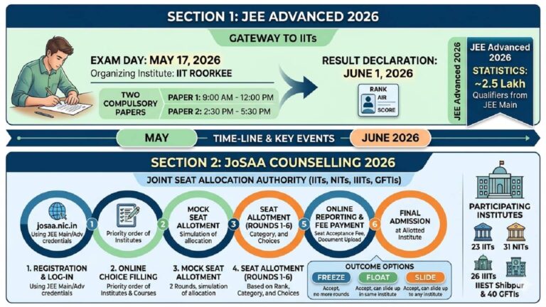 JEE Advanced 2026: जेईई एडवांस्‍ड में सभी सफल छात्र काउंसलिंग में होंगे शाम‍िल, लेकिन ये शर्त पूरी करने पर ही पक्‍की होगी सीट