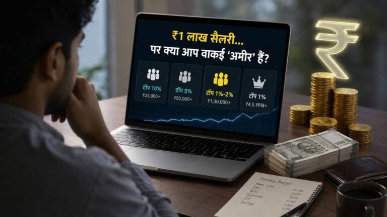 महीने की ₹1 लाख सैलरी... पर क्या आप वाकई 'अमीर' हैं? इन आंकड़ों से समझिए अपनी कमाई का असली सच