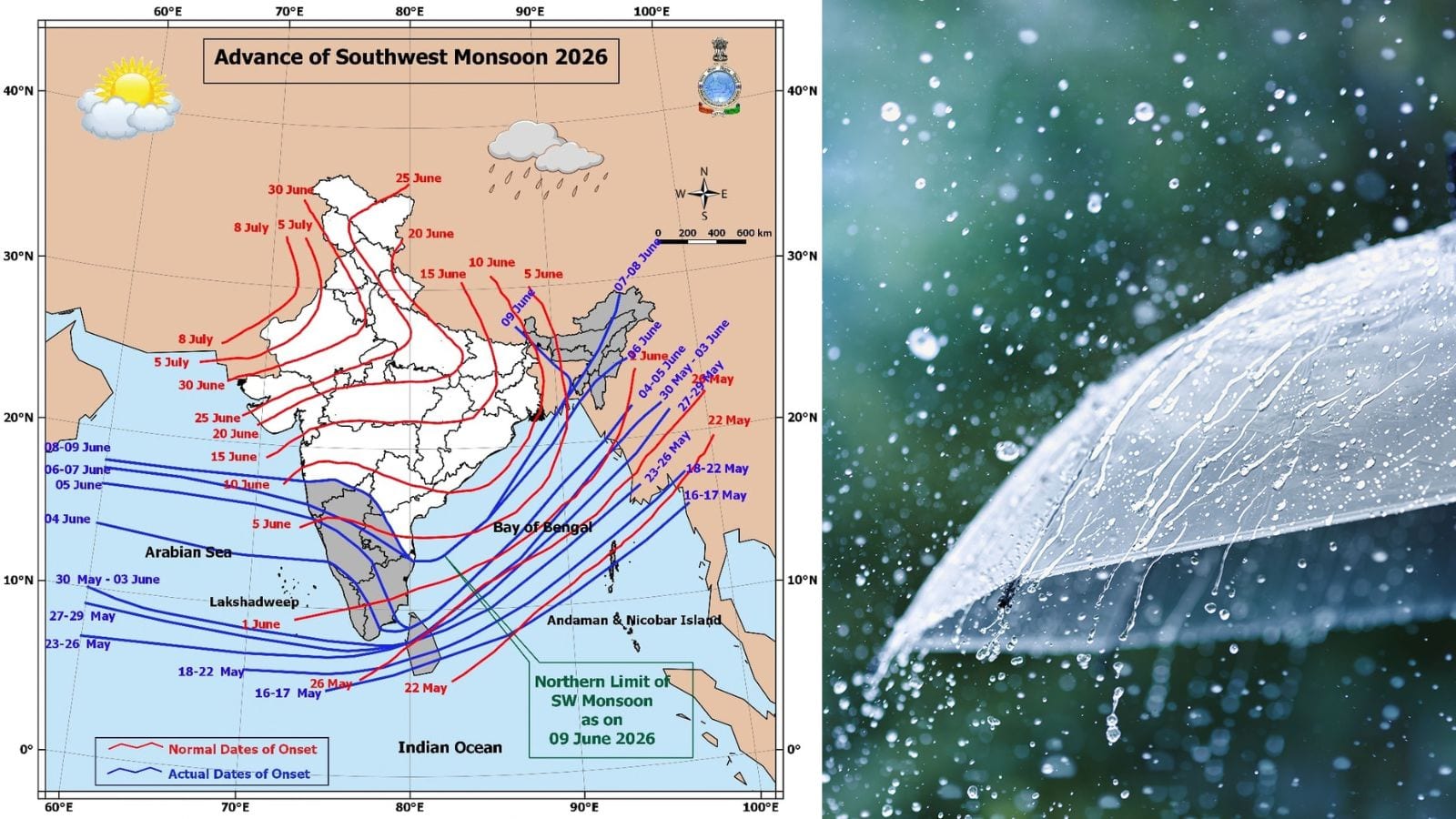Monsoon Updates: आज पश्चिम बंगाल में हो गई मानसून की एंट्री, बिहार आने में अब सिर्फ इतना वक्त, IMD ने भयानक बारिश का रेड अलर्ट दिया