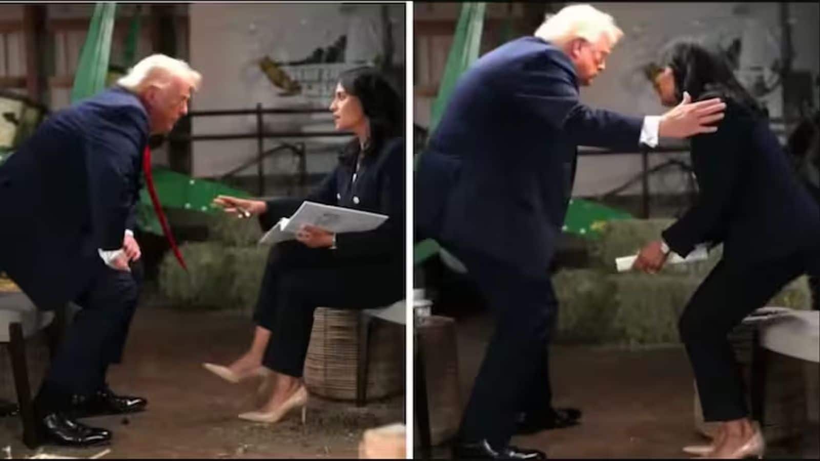 Trump interview Video: 'अब बहुत हो गया, थैंक्यू डॉर्लिंग...'; महिला पत्रकार के सवाल पर भड़क गए डोनाल्ड ट्रंप, माइक फेंक बीच में छोड़ा इंटरव्यू