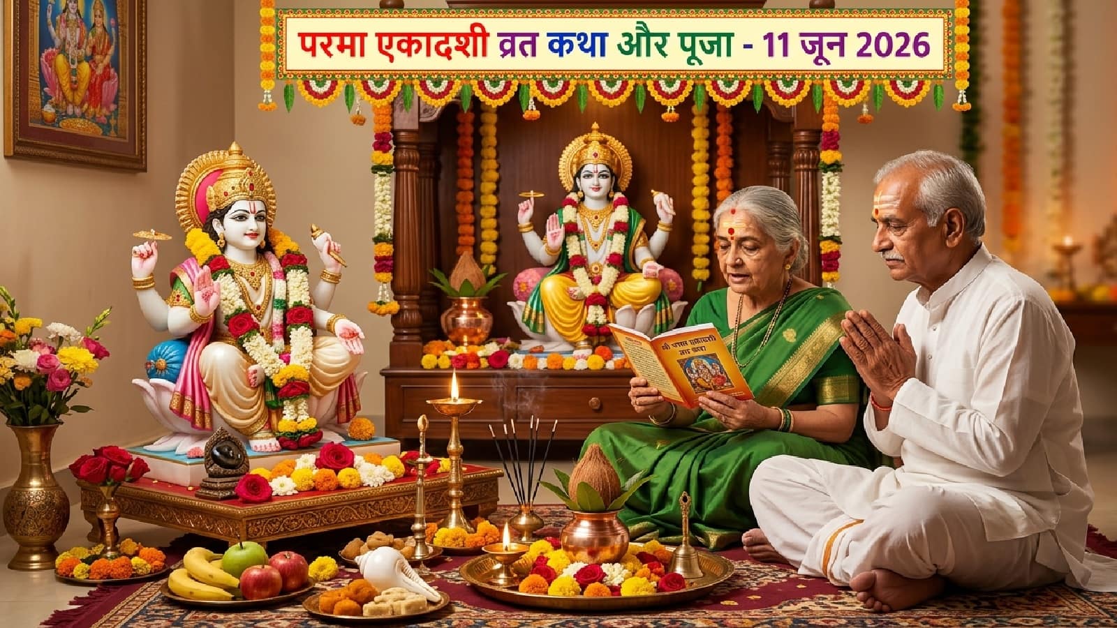 Parama Ekadashi 2026 Katha: सर्वार्थ सिद्धि योग में परमा एकादशी व्रत आज, पूजा के संपूर्ण फल के लिए जरूरी पढ़ें ये व्रत कथा