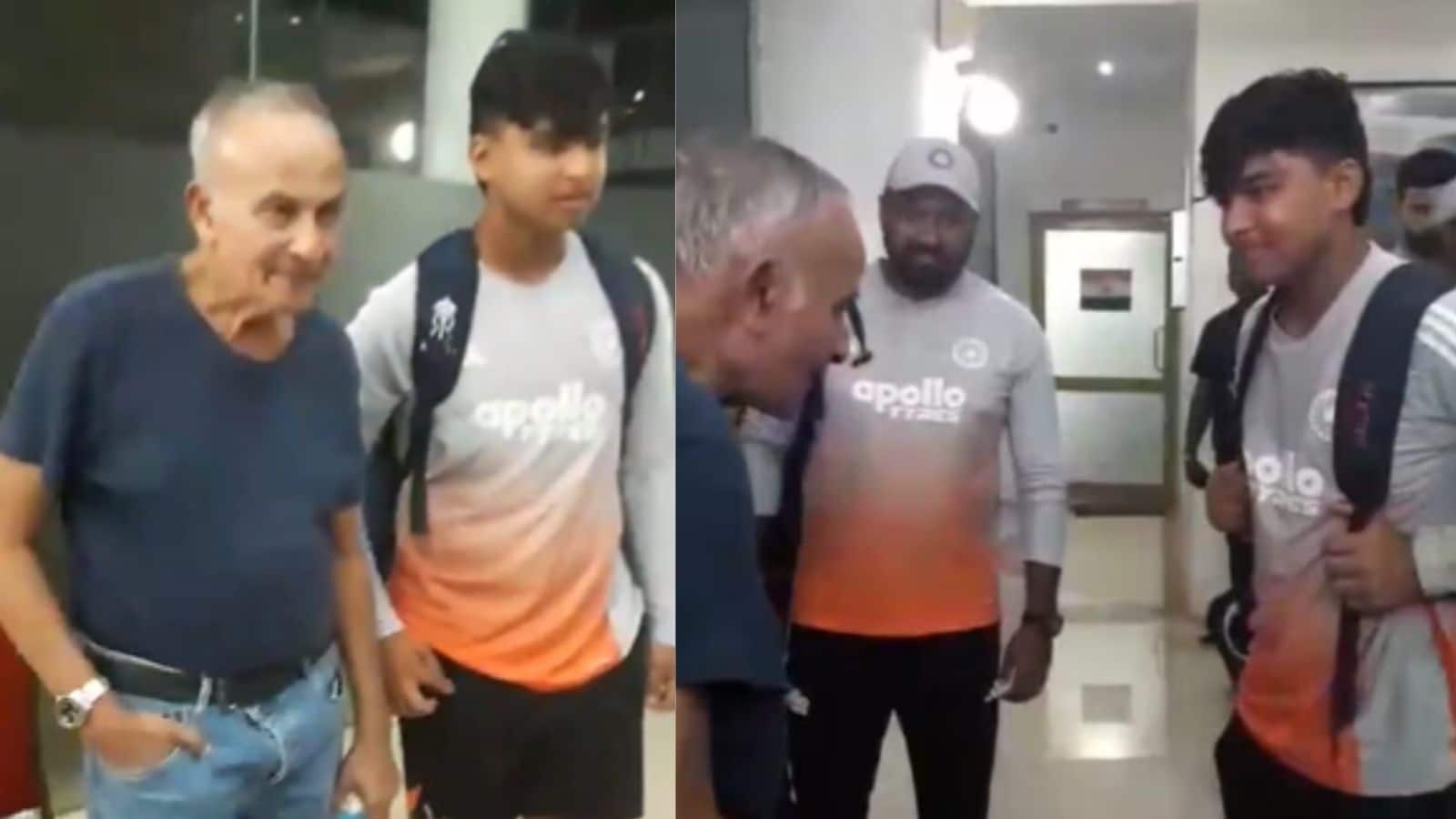 Vaibhav Sooryavanshi: लड़ाई के बाद श्रीलंका के इस दिग्गज खिलाड़ी से मिले वैभव, छुए पैर, मिली ये खास सलाह