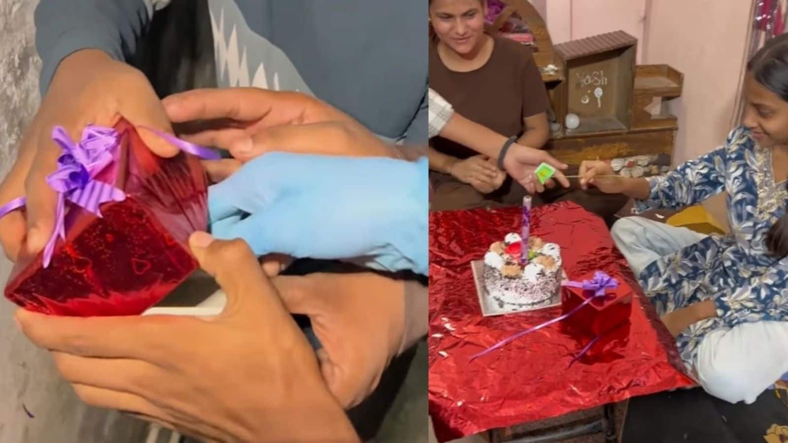 Viral Video: दोस्तों का सरप्राइज बना सबसे बड़ा झटका, गिफ्ट खुलते ही बदल गया पूरा माहौल, वीडियो हुआ वायरल