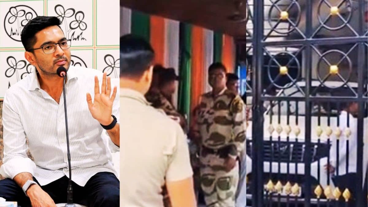 VIDEO: देर रात मेन गेट का ताला तोड़ घुसी पुलिस, 4 घंटे ली तलाशी... तिलमिलाए अभिषेक बनर्जी ने पूछा- घर से कुछ मिला?