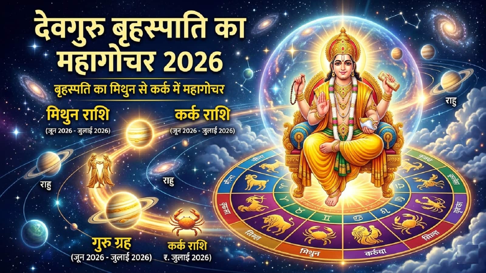 Guru Gochar in Kark Rashi: 12 साल बाद कर्क राशि में गुरु का महागोचर, गुरु दोष दूर करने में काम आएंगे ये अचूक उपाय