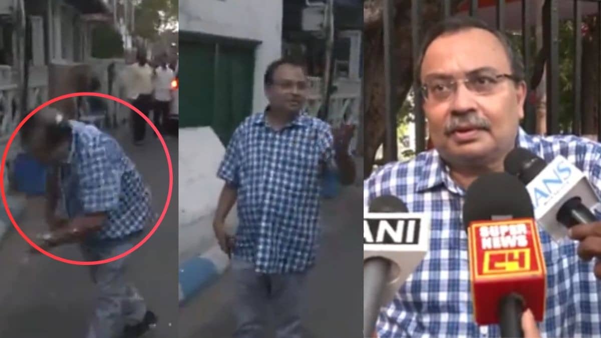 ममता बनर्जी के घर से निकल रहे थे कुणाल घोष, अचानक सामने आए युवक ने अंडा फेंककर किया हमला, VIDEO