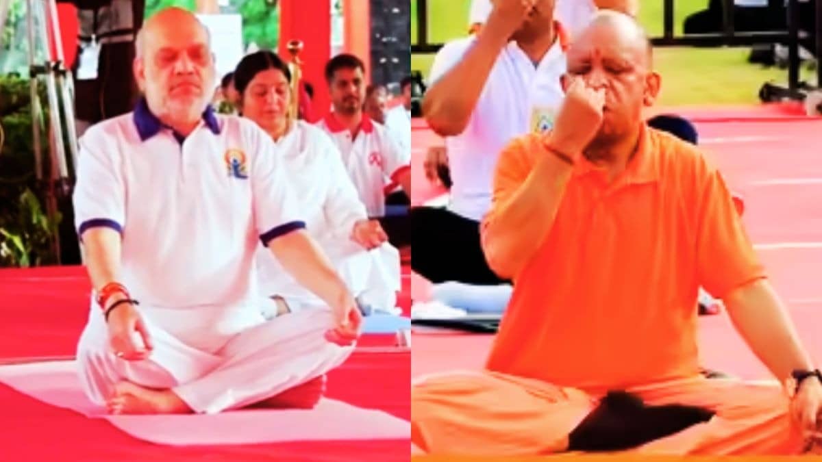 गुजरात में अमित शाह, झांसी में योगी... अंतरराष्ट्रीय योग दिवस पर इन नेताओं ने किया योग, बताया हर उम्र के लिए क्यों जरूरी है योगाभ्यास
