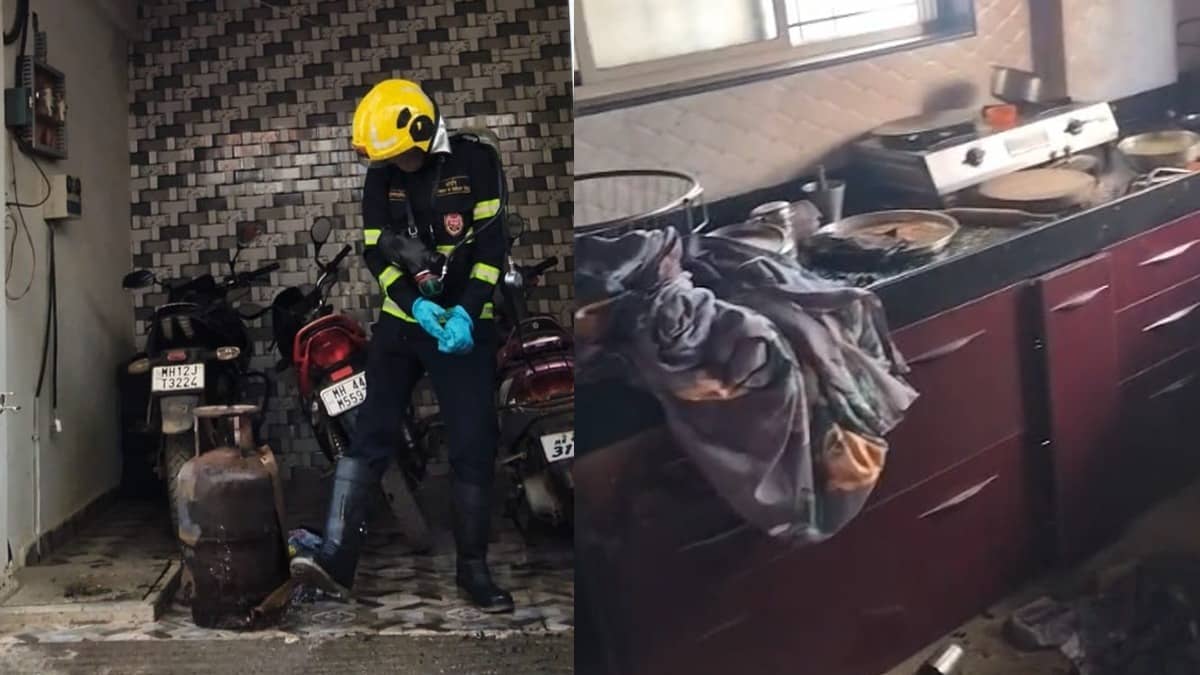 Pune Cylinder Blast: पुणे में बड़ा हादसा, सिलेंडर ब्लास्ट के बाद अफरा-तफरी, 1 की मौत; कुछ लोगों ने कूदकर बचाई जान