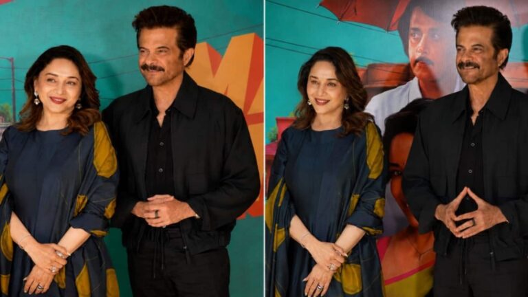 Maa Behen screening: 'मां बहन' की स्क्रीनिंग में माधुरी दीक्षित-अनिल कपूर का रीयूनियन, दोनों का साथ देख फैंस के दिल में हुई 'धक-धक'