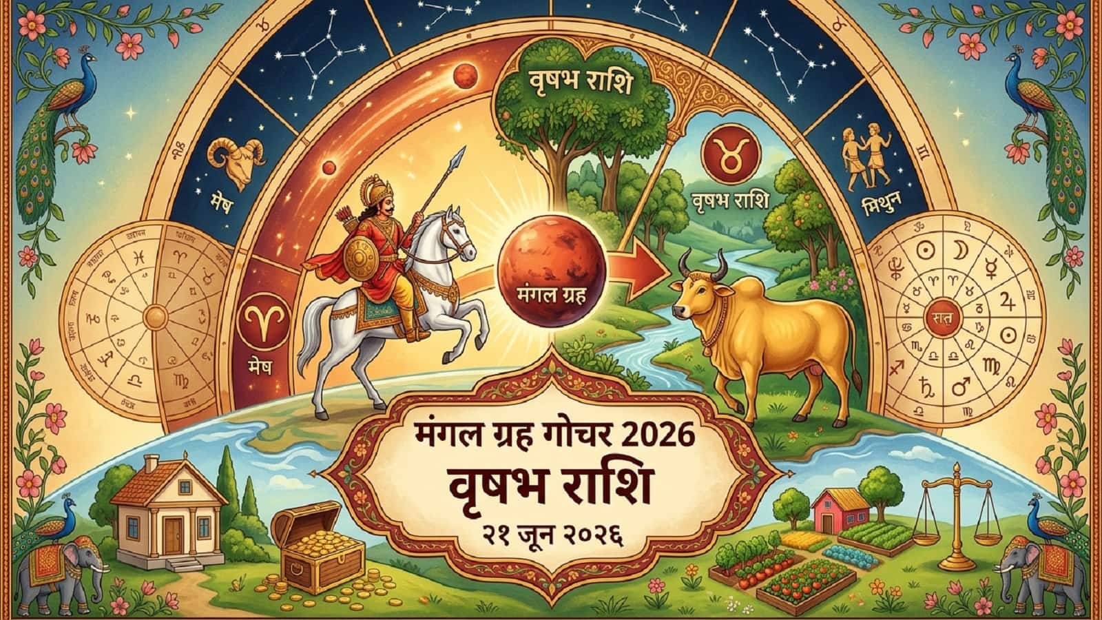 Mangal Gochar 2026: वृषभ राशि में गोचर करने जा रहे हैं मंगल, ये 4 राशियां पाएंगी सफलता, संपन्‍नता और खुशियां