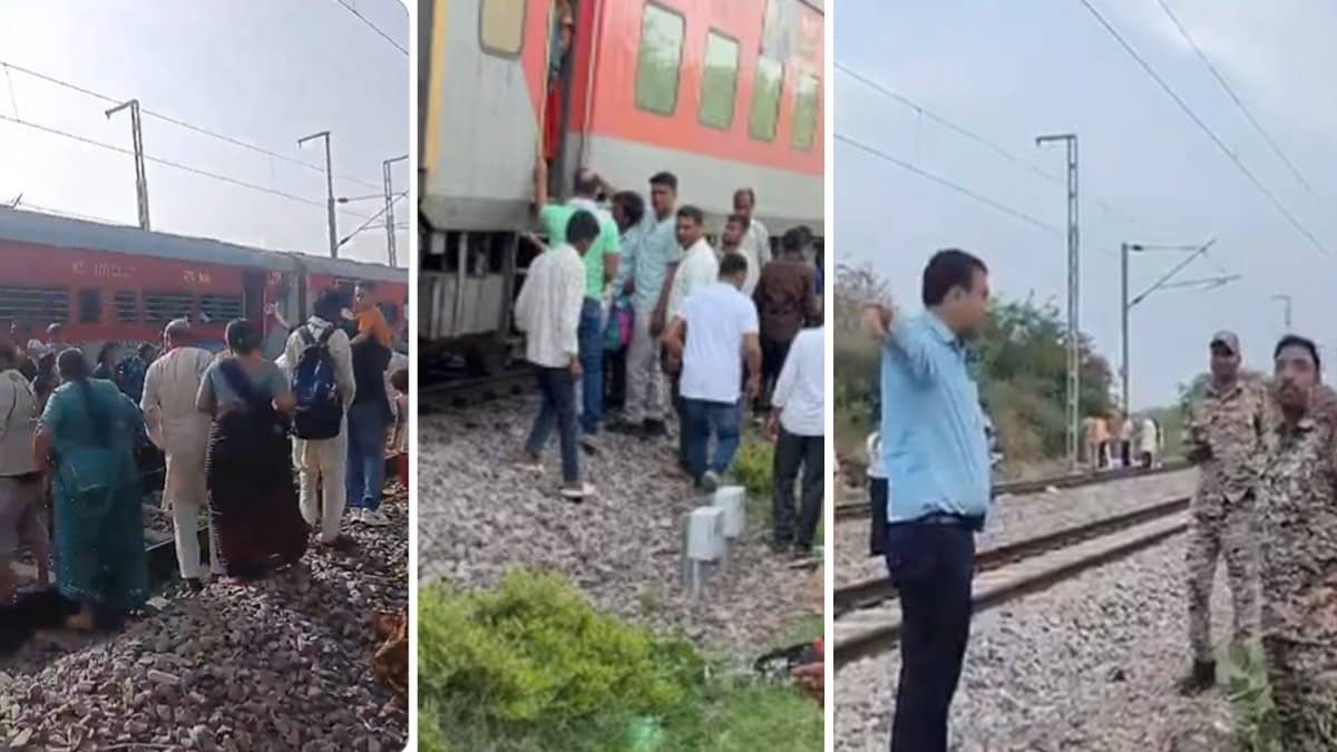MP Train Accident: मुरैना में बड़ा हादसा, बोगी में आग की अफवाह से मची अफरातफरी, ट्रैक पर कूदे लोग; दूसरी ट्रेन की चपेट में आने से 4 की मौत