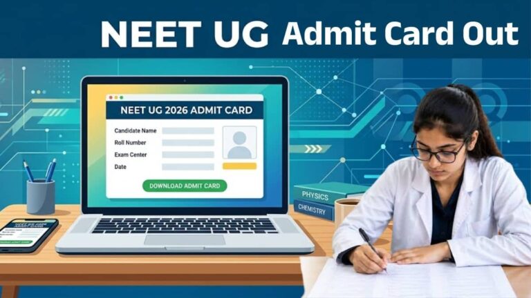 NEET UG 2026 Admit Card Out: NTA ने जारी किया नीट यूजी री-एग्जाम का एडमिट कार्ड, जानें डाउनलोड करने का आसान तरीका