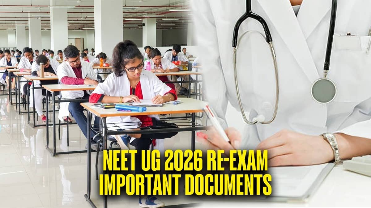 NEET UG Re-Exam 2026: 21 जून की परीक्षा देने जा रहे हैं? ये जरूरी डॉक्यूमेंट्स अभी चेक करें, परीक्षा से पहले पढ़ें ये गाइड