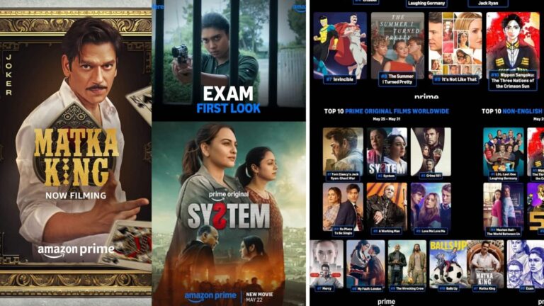 Most Watched Prime Original Films-Series: प्राइम वीडियो की ग्लोबल टॉप 10 रैंकिंग में इंडियन सीरीज का दबदबा, 'सिस्टम' से लेकर 'एग्जाम' ने बनाई जगह
