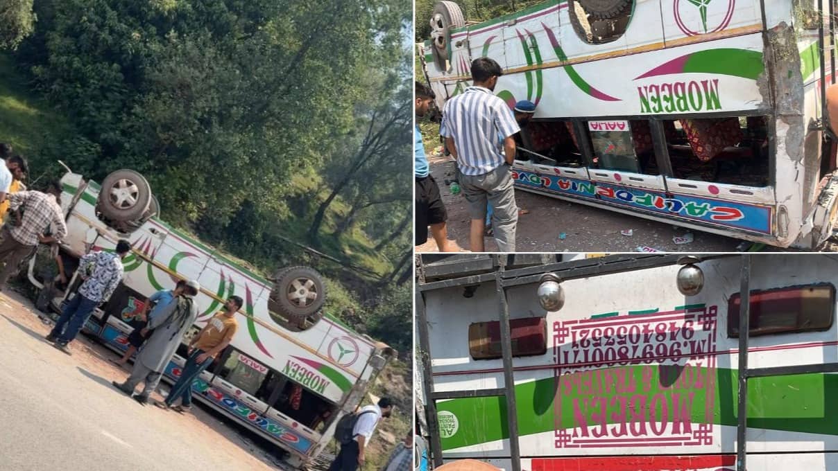 जम्मू-कश्मीर के राजौरी में बड़ा सड़क हादसा, यात्रियों से भरी मिनी बस पलटी, हादसे में 16 लोग घायल; रेस्क्यू जारी