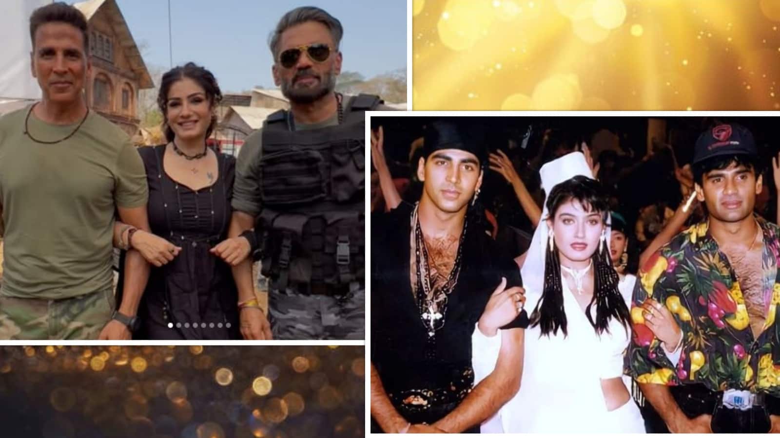 Raveena Tandon: अक्षय कुमार-सुनील शेट्टी के साथ रवीना टंडन ने शेयर की फोटो, फैंस की पुरानी यादें हुईं ताजा
