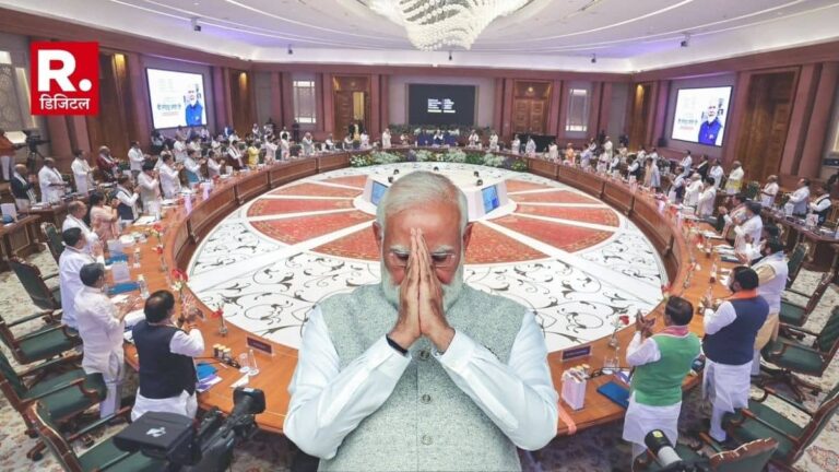 स्टेबिलिटी, ट्रांसपरेंसी और देश की तरक्की... NDA की बैठक में PM मोदी के 12 साल के कार्यकाल को लेकर प्रस्ताव पास, भारत मंडपम में क्या-क्या हुआ?