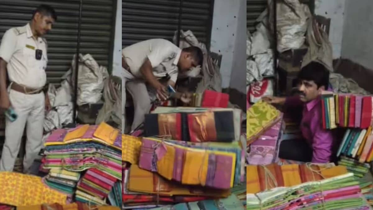 VIDEO: साड़ियों के ढेर में छिपा था TMC नेता, पुलिस ने फिल्‍मी अंदाज में यूं किया गिरफ्तार; सरकारी पैसों में से लेता था 'कट मनी'