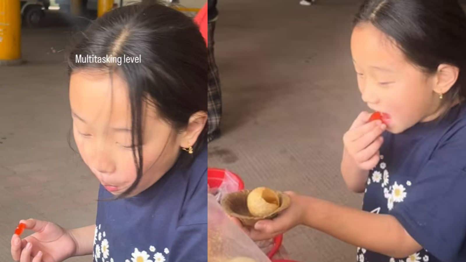 Viral Video: बच्ची ने गोलगप्पा खाने का निकाला नया फॉर्मूला, इंटरनेट पर छा गया वीडियो