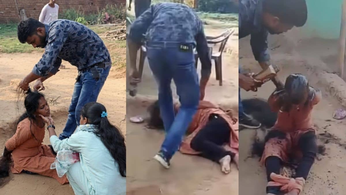 पत्नी को बेरहमी से पीटा, मुंडन कर कालिख पोती और...अवैध संंबंध के शक में पति ने हैवानियत की सारी हदें की पार, रूह कंपा देने वाला VIDEO