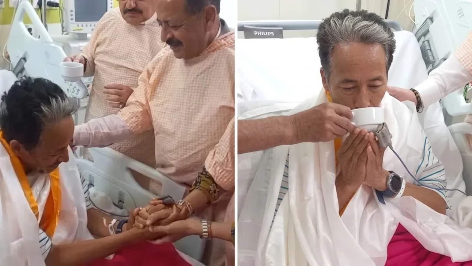 26 दिन बाद सोनम वांगचुक ने खत्म किया अनशन, कहा- लंबी बातचीत और देशहित में लिया फैसला