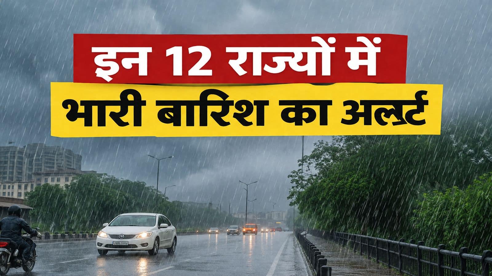 कल 28 जुलाई को बारिश का तांडव: दिल्ली-UP समेत इन 12 राज्यों में बहुत भारी बारिश का अलर्ट, IMD ने बताया कहां-कहां रहेगा तूफानी मौसम
