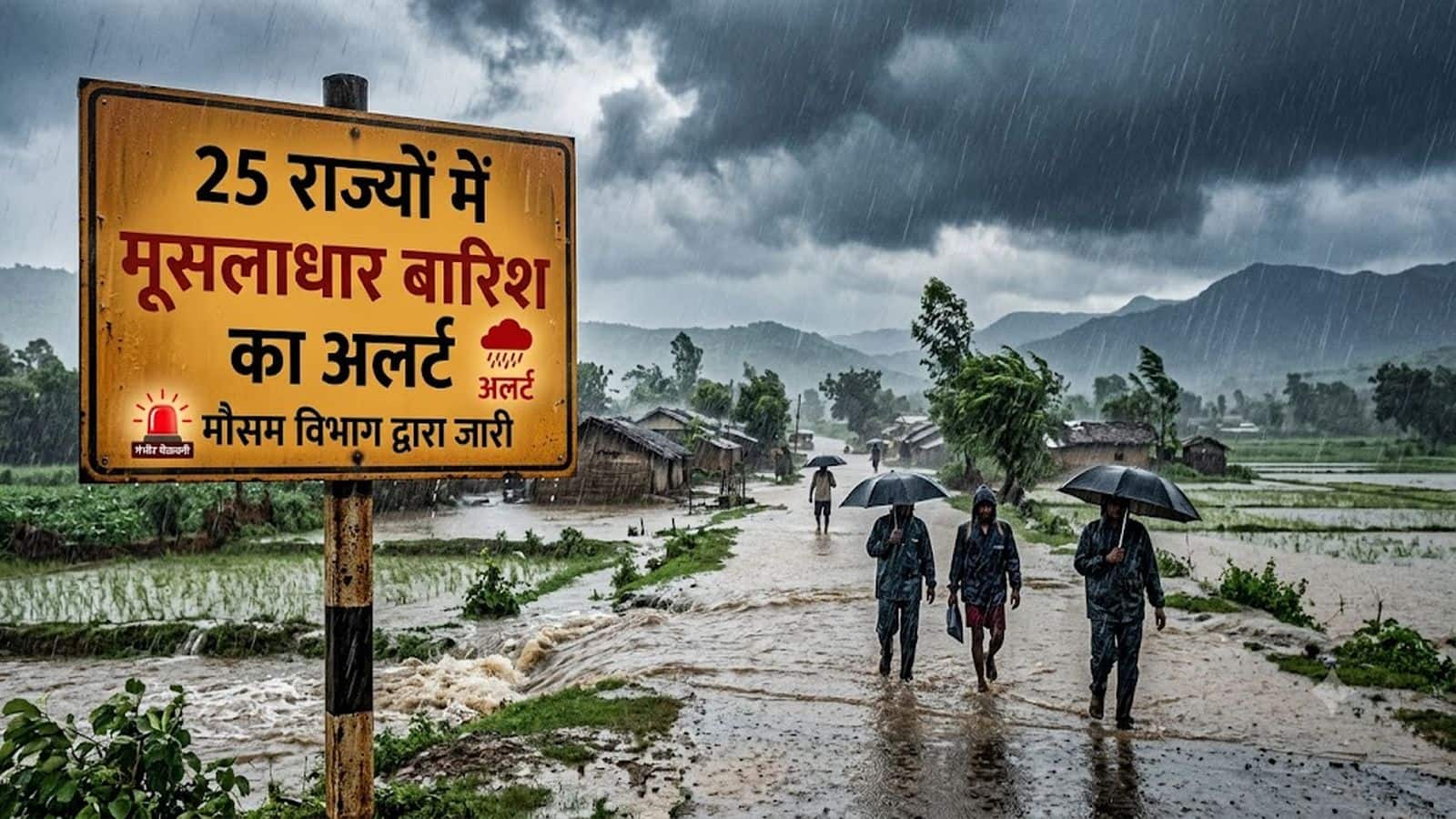 Mausam update: दिल्ली, यूपी-बिहार समेत इन 25 राज्यों में मूसलाधार बारिश, आंधी-तूफान का अलर्ट, ये चक्रवाती सिस्टम हुए एक्टिव