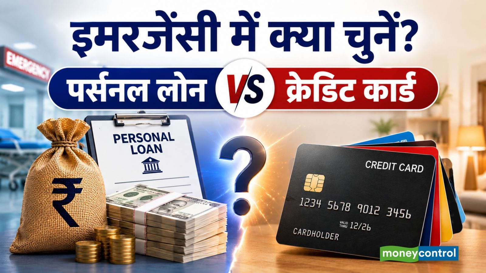 पर्सनल लोन या क्रेडिट कार्ड, इमरजेंसी के वक्त किसका इस्तेमाल करें? समझिए पूरा हिसाब