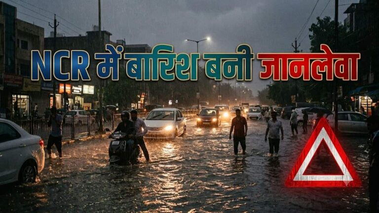 Rain Death: दिल्ली से लेकर गाजियाबाद तक...आसमान से बरसी आफत, 3 साल की बच्ची समेत बारिश से जुड़ी घटनाओं में 10 लोगों की मौत
