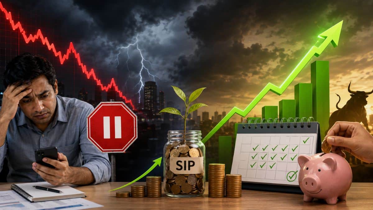 SIP रोकने वालों के लिए बड़ी वॉर्निंग: मार्केट क्रैश के बीच ही आए इतिहास के सबसे बेस्ट दिन, एसआईपी बंद की तो पछताएंगे