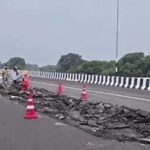 Lucknow-Kanpur Expressway: उद्घाटन के 13वें दिन ही धंस गया कानपुर-लखनऊ एलिवेटेड एक्सप्रेसवे, NHAI ने कही ये बात