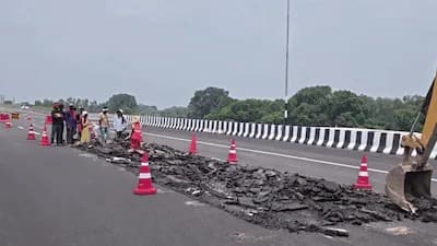 Lucknow-Kanpur Expressway: उद्घाटन के 13वें दिन ही धंस गया कानपुर-लखनऊ एलिवेटेड एक्सप्रेसवे, NHAI ने कही ये बात
