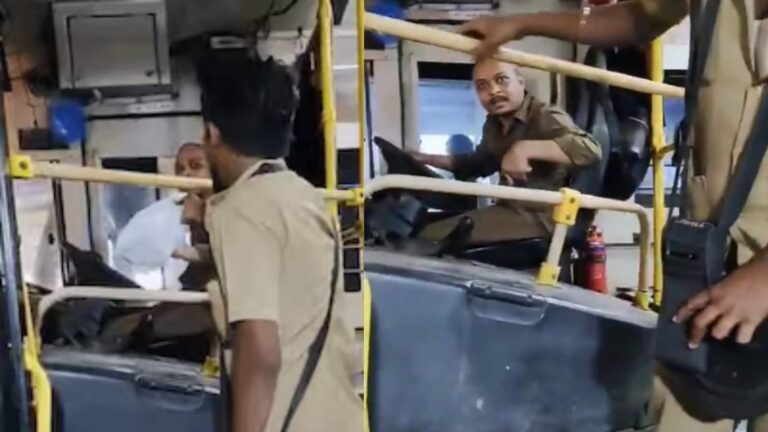 सेव पुरी के लिए 20 मिनट तक बीच सड़क खड़ी रही BEST बस, ड्राइवर की लापरवाही का VIDEO वायरल