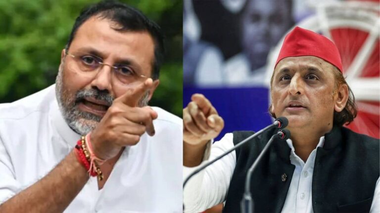 'टिन्नू टीपू से ही तो बात...', BJP सांसद के बयान से भड़के अखिलेश यादव ने भेजा नोटिस तो निशिकांत दुबे ने पूछे 3 सवाल, कहा-किस दस्तावेज में...