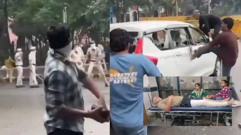 CJP के प्रदर्शन में भारी बवाल, 50 से ज्यादा पुलिसकर्मी घायल, हिरासत में 70 उपद्रवी; हिंसा के पीछे साजिश की होगी जांच