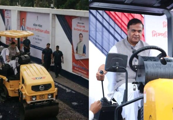 CM हिमंता बिस्वा सरमा का 'सिंघम' अवतार! खुद रोड रोलर चलाकर कुचल दी 472 करोड़ से अधिक की ड्रग्स, Video Viral