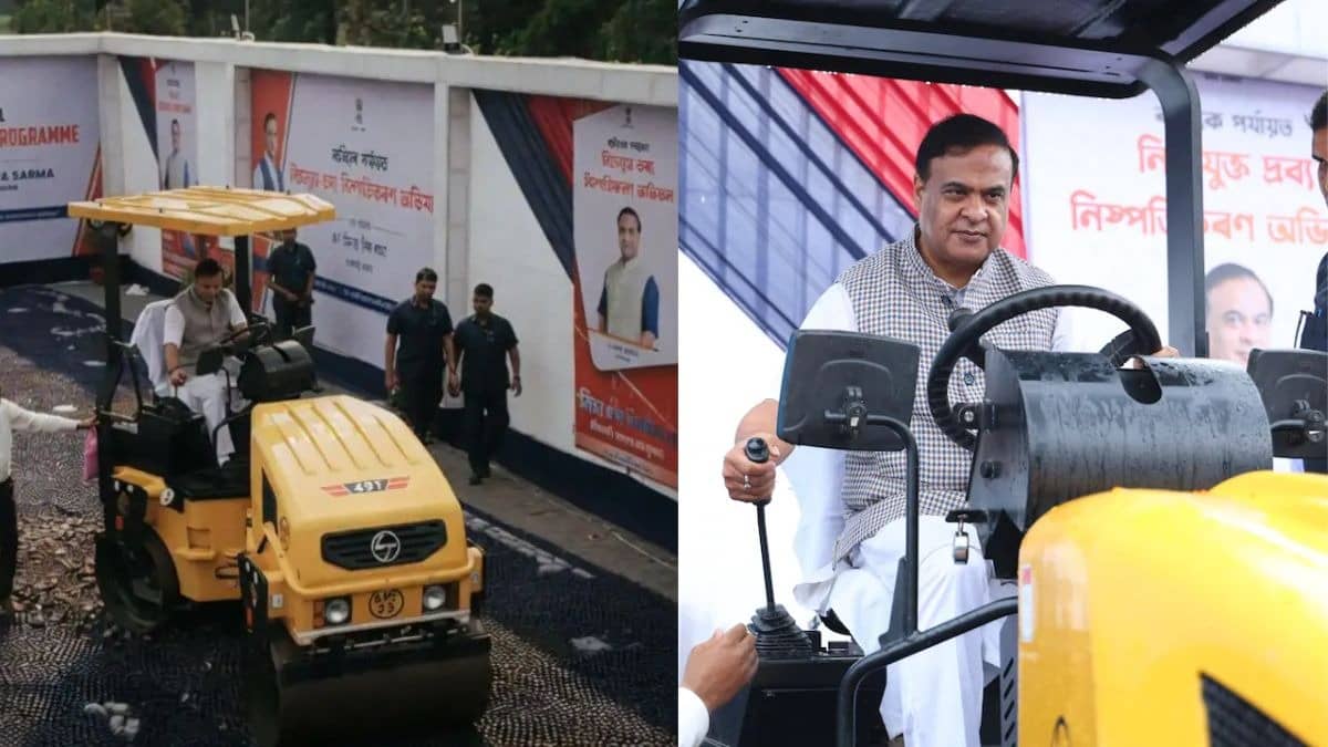 CM हिमंता बिस्वा सरमा का 'सिंघम' अवतार! खुद रोड रोलर चलाकर कुचल दी 472 करोड़ से अधिक की ड्रग्स, Video Viral