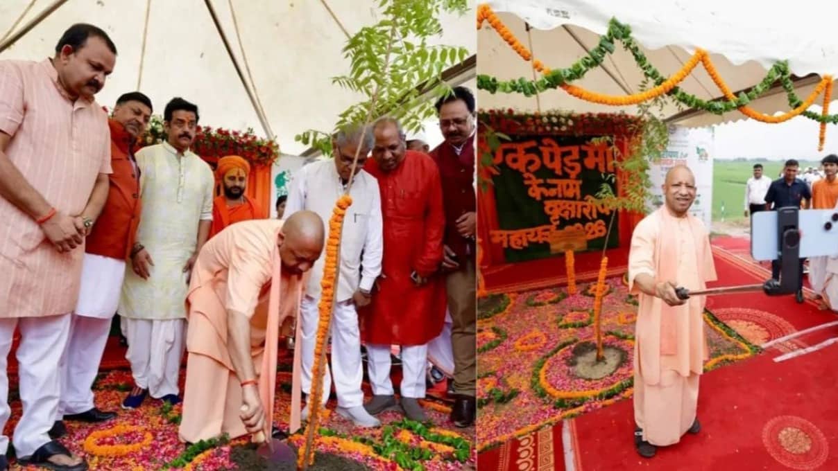 यूपी में पौधारोपण का नया रिकॉर्ड बनेगा, CM योगी ने ममता भरा संदेश दिया, बोले- 'मां धरती की सेहत का ख्याल रखें'