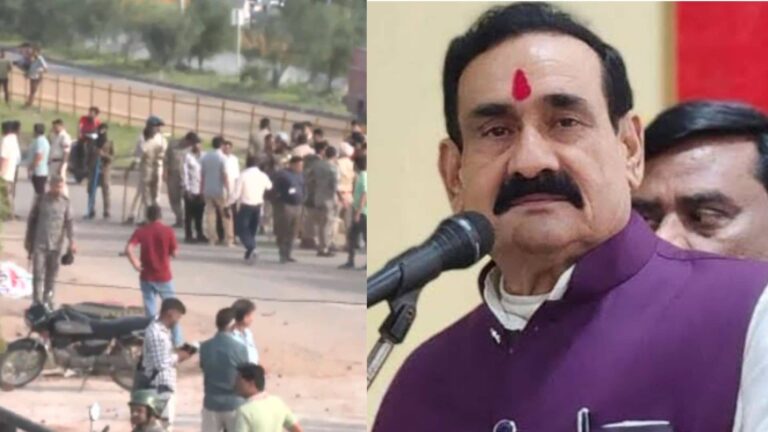 Datia: नरोत्तम मिश्रा का टिकट कटने पर बवाल, उग्र भीड़ के पथराव में SP समेत कई पुलिसकर्मी घायल, पूरी कार्यकारिणी का सामूहिक इस्तीफा