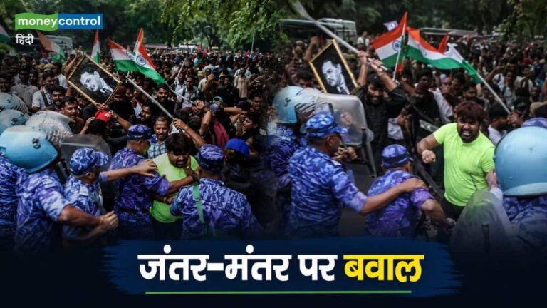 CJP Delhi Protest : जंतर-मंतर पर भारी बवाल, प्रदर्शनकारियों पर पुलिस ने बरसाई लाठियां