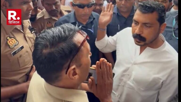 'आप गाली क्यों दे रहे हो, हमारी गाड़ी किस आधार पर रोकोगे, बबूल हमारे जाट समाज का...', टोल पर रोका तो पुलिस से चंद्रशेखर की तू तू-मैं मैं, VIDEO