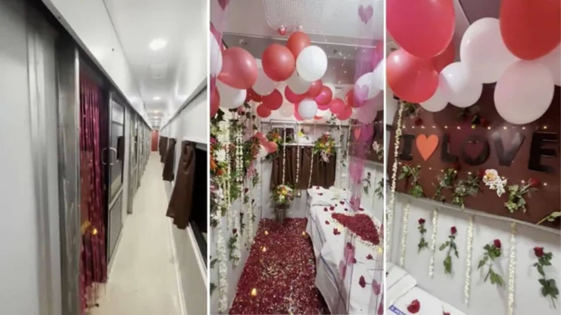 TTE सस्पेंड, डेकोरेटर पर केस: ट्रेन के AC कोच में 'सुहागरात' डेकोरेशन पर रेलवे का कड़ा एक्शन, जानें कितनी हो सकती है सजा